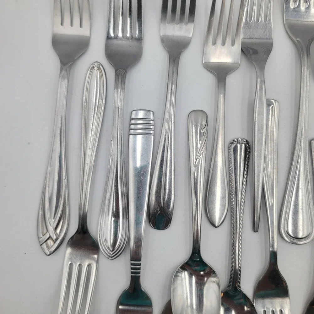 Unbranded mismatched stainless